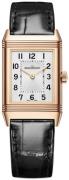 Jaeger LeCoultre Dameklokke 2542540 Reverso Classic Sølvfarget/Lær