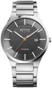 Bering Herreklokke 15239-779 Solar Grå/Titan Ø39 mm