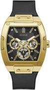 Guess Herreklokke GW0202G1 Sort/Gummi