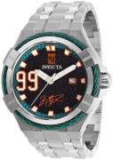 Invicta Herreklokke 28525 Jason Taylor Sort/Stål Ø48 mm