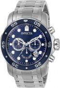 Invicta Herreklokke 0070 Pro Diver Blå/Stål Ø48 mm