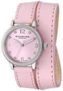 Stührling Original Dameklokke 646.01 Vogue Rosa/Lær Ø30 mm