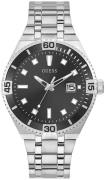 Guess Herreklokke GW0330G1 Sort/Stål Ø42 mm