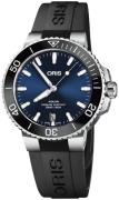 Oris Herreklokke 01 733 7732 4135-07 4 21 64FC Diving Blå/Gummi