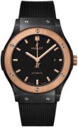 Hublot Herreklokke 542.CO.1181.RX Classic Fusion Sort/Gummi Ø42 mm