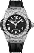 Hublot Dameklokke 485.SX.1170.RX.1604 Big Bang 33Mm Sort/Gummi Ø33 mm