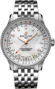 Breitling Dameklokke A17395211A1A1 Navitimer Automatic 35 Hvit/Stål