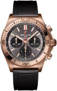 Breitling Herreklokke RB0134101B1S1 Chronomat B01 42 Grå/Gummi Ø42