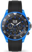 Ice Watch Herreklokke 019844 Chrono Sort/Gummi Ø48.5 mm