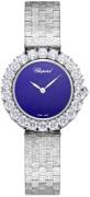 Chopard Dameklokke 10A378-1002 Diamond Hour Blå/18 karat hvitt gull