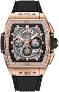 Hublot Herreklokke 642.OX.0180.RX.1104 Big Bang 42mm Sort/Gummi