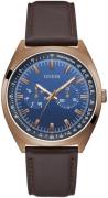 Guess Herreklokke GW0212G2 Blå/Lær Ø42 mm