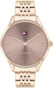 Tommy Hilfiger Dameklokke 1782212 Brun/Rose-gulltonet stål Ø36 mm