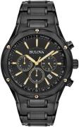 Bulova Herreklokke 98B287 Sort/Stål Ø43 mm