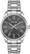 Bulova Herreklokke 96A222 Grå/Stål Ø40 mm