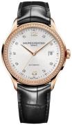 Baume & Mercier Herreklokke M0A10194 Clifton Sølvfarget/Lær