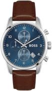 Hugo Boss Herreklokke 1513940 Skymaster Blå/Lær Ø44 mm