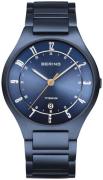 Bering Herreklokke 11739-797 Blå/Titan Ø39 mm