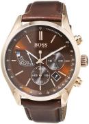 Hugo Boss Herreklokke 1513605 Brun/Lær Ø44 mm