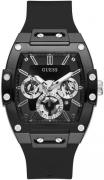 Guess Herreklokke GW0203G3 Sort/Gummi