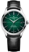 Baume & Mercier Herreklokke MOA10592 Clifton Grønn/Lær Ø40 mm