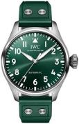 IWC Herreklokke IW329306 Pilots Grønn/Gummi Ø43 mm