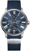 Ulysse Nardin Herreklokke 1183-310-3-43 Marine Torpilleur Blå/Gummi