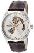 Hamilton Herreklokke H32705551 Jazzmaster Sølvfarget/Lær Ø42 mm