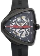 Hamilton Herreklokke H24535331 Ventura Sort/Gummi