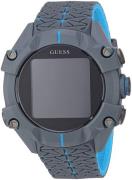 Guess Herreklokke C3001G3 LCD/Gummi Ø49 mm