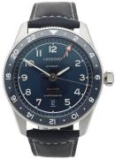 Longines Herreklokke L3.812.4.93.2 Spirit Zulu Time Blå/Lær Ø42 mm