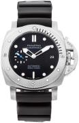 Panerai Herreklokke PAM00973 Luminor Sort/Gummi Ø42 mm