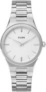 Cluse Dameklokke CW0101210003 Hvit/Stål Ø33 mm