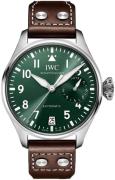 IWC Herreklokke IW501015 Big Pilot Grønn/Lær Ø46.2 mm