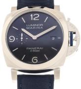 Panerai Herreklokke PAM01157 Luminor Blå/Tekstil Ø44 mm