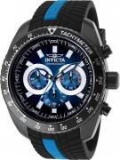 Invicta Herreklokke 36305 S1 Rally Sort/Plast Ø48 mm