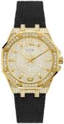 Guess Dameklokke GW0408L2 Shimmer Gulltonet/Tekstil Ø38 mm