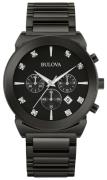 Bulova Herreklokke 98D123 Sort/Stål Ø42 mm