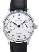 IWC Herreklokke IW500705 Portuguese Sølvfarget/Lær Ø42.3 mm