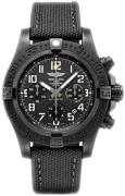 Breitling Herreklokke XB0180E41B1W1 Avenger Hurricane 45 Sort/Gummi