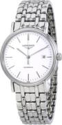 Longines Herreklokke L4.921.4.12.6 Grande Classique Hvit/Stål Ø38.5