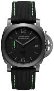 Panerai Herreklokke PAM01353 Luminor Sort/Tekstil Ø40 mm