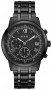 Guess Herreklokke W1001G3 Sort/Stål Ø44 mm