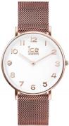 Ice Watch Dameklokke 012711 Hvit/Rose-gulltonet stål Ø36 mm