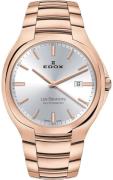 Edox Herreklokke 80114-37R-AIR Les Bemonts Sølvfarget/Rose-gulltonet