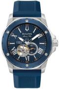 Bulova Herreklokke 98A303 Marine Star Blå/Gummi Ø45 mm