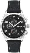 Hugo Boss Herreklokke 1513987 View Sort/Lær Ø44 mm