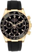 Rolex Cosmograph Daytona Herreklokke 116518LN-0043 Sort/Gummi Ø40 mm