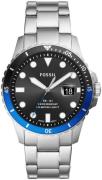 Fossil 99999 Herreklokke FS5671 Sort/Stål Ø42 mm