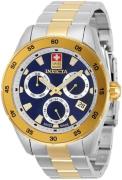 Invicta Pro Diver Herreklokke 33476 Blå/Gulltonet stål Ø45 mm